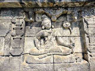 Borobudur temple in Indonesia