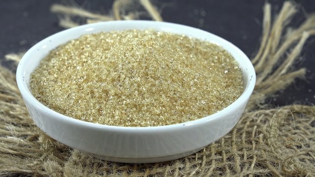 Heap of Vanilla Sugar (seamless loopable 4K footage)