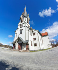Fototapeta na wymiar Norwegian Bamble Old Church