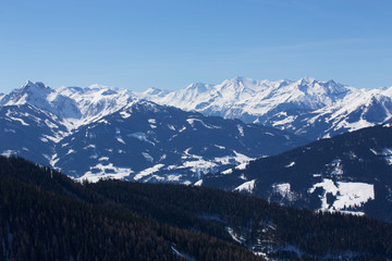 Fototapeta na wymiar Berchtesgadener Alpen im Winter