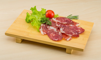 Sliced salami