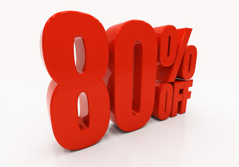 3D 80 percent