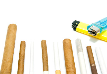 cigars and lighters