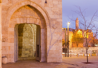 Jerusalem - The tower of David and Jaffa gate