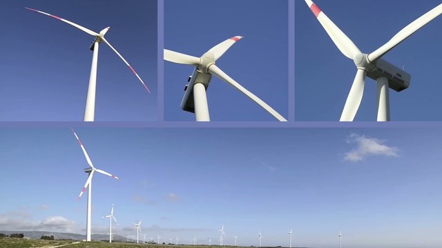 Wind turbines multiscreen
