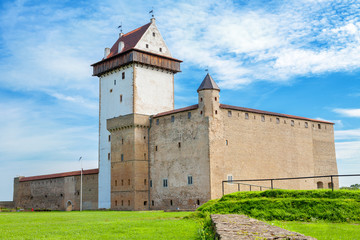 Fototapeta na wymiar Old fortress. Narva, Estonia, EU