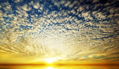 Foto op Plexiglas Zonsondergang aan zee zonsondergang op zee