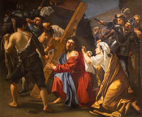 Rome - Jesus under cross - San Pietro in Montorio.