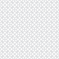 Abstract Decorative Geometric Light Gray & White Pattern
