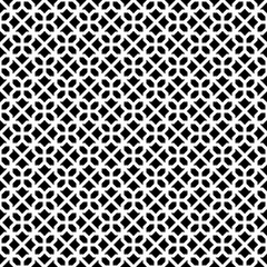 Abstract Decorative Geometric Dark Black & White Pattern