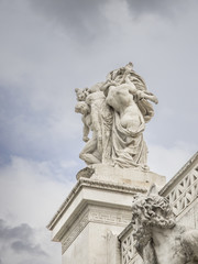 Fototapeta na wymiar Statue Vittoriano