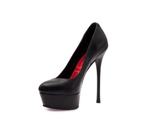 woman's platform high heel shoe