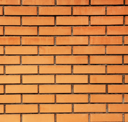Orange brick wall background