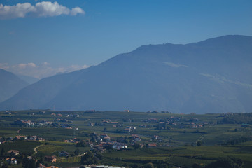 Fototapeta na wymiar mountain village at north Italy