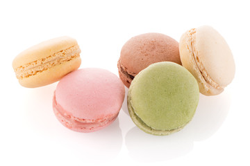 Colorful French Macarons