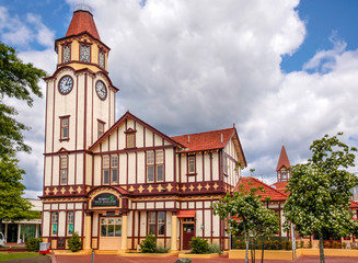 Obraz premium Tourismus-Zentrale in Rotorua