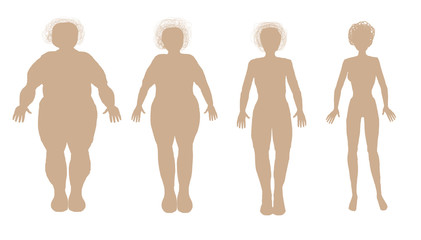 Изолированный Похудение Диета Ожирение Вес