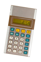 Old calculator - risk