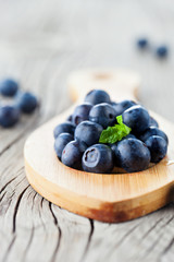 Fresh blueberries
