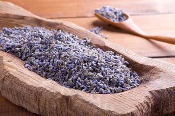 Crédence de cuisine en verre imprimé Herbes Dried lavender flowers.