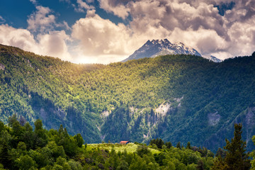 mountain landscape of georgia