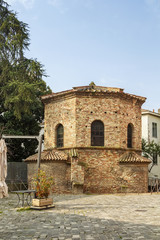 Fototapeta na wymiar Arian Baptistry, Ravenna, Italy