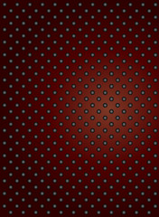 Metal perforated texture brown background