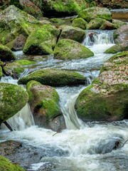 Bach mit fließendem Wasser
