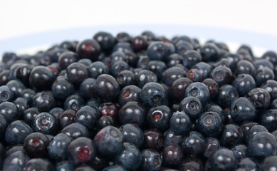 Blueberries on a plate