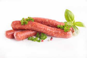 raw sausage