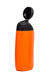 Orange  bottles with black cap