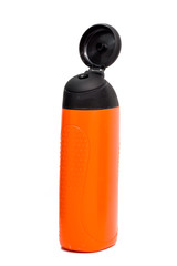 Orange  bottles with black cap