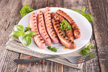 grilled sausage