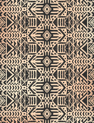 Aztec tribal mexican seamless pattern
