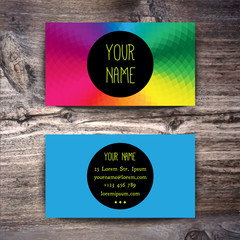 Business card template