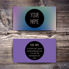 Business card template