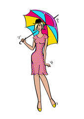 girl&umbrella