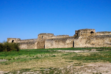 Fototapeta na wymiar an ancient medieval fortress in Belgorod-Dniester