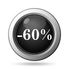 60 percent discount icon
