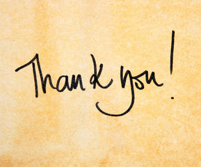 thank you message