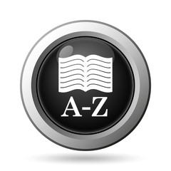Fototapeta premium A-Z book icon