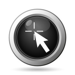 Fototapeta premium Click here icon