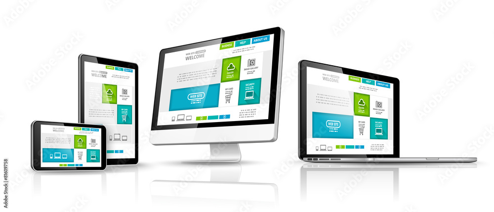 Sticker web design concept. vector