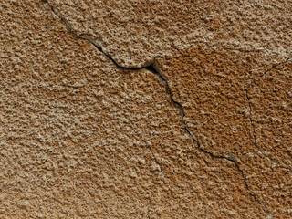 Cracked wall
