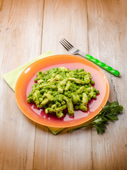 meat stew with peas cream