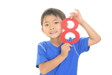 笑顔の男の子