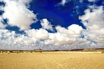 Plakat sahara landscape