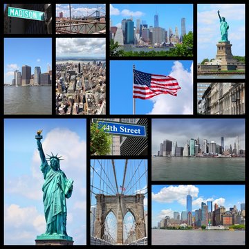 New York City - travel collage