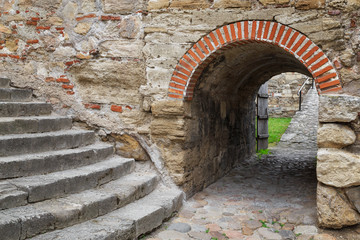 Inside of the Baba Vida fortress, Vidin, Bulgaria