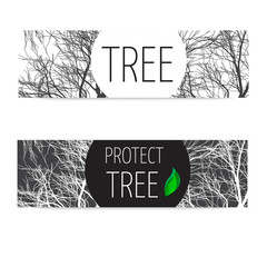 banners protect tree